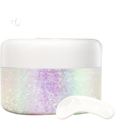 Hair Gel | Body Makeup for Hair and Face - Sparkling Mermaid Holographic Sequins for Makeup Body and Hair Festival and Accessories Fulenyi 04# - Buy Online on GoSupps.com