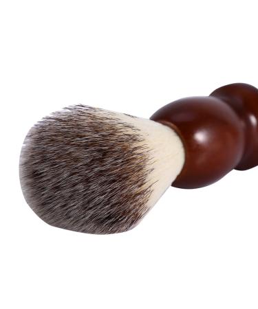 Professional Shaving Brush - Nylon Hair & Wooden Handle Quick-Drying Durable Skin-Friendly for Barbers & Home Use - Buy Online on GoSupps.com