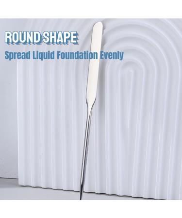 Buy Aosethfrt Makeup Spatula | Ergonomic Stainless Steel Foundation & Nail Art Mixer - Best for Makeup Artists - Buy Online on GoSupps.com