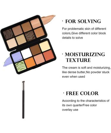 Carla Secret Concealer Palette 16 Colors Color Correcting Cream Concealer Long Lasting Waterproof Cream Concealer Palette for Dark Circles Acne Blemishes Reduces Redness - Buy Online on GoSupps.com