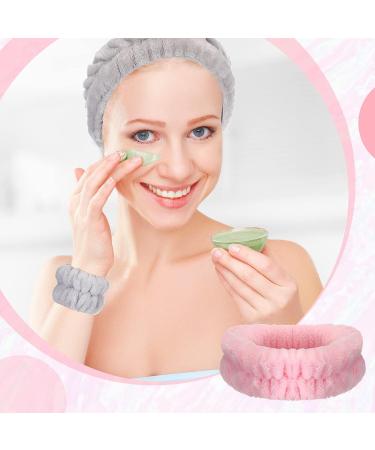 18-Piece Face Washing Wristband & Headband Set for Women & Girls | Spa Headbands, Washbands, Scrunchies & Cuffs for Face Cleansing & Makeup Removal - Buy Online on GoSupps.com