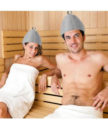 Jkrew Sauna Hut - Universal Sauna Caps for Men & Women | Head Protection for Shower & Sauna - Buy Online on GoSupps.com