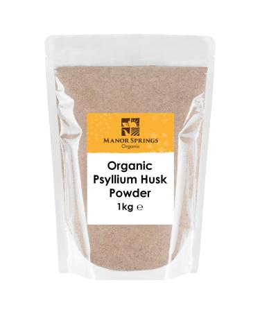 Organic Psyllium Husk Powder 1kg by Manor Springs Organic