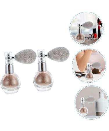 FOMIYES 2pcs Spray Glitter Spray Mist Bottle for Hair Glitter Makeup Glass Bottle Highlighter As Shown 1 7.5x6cm - Buy Online on GoSupps.com