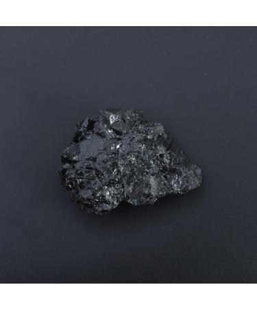 Natural Raw Black Tourmaline Rock Quartz Crystals Stone 1.25" for Metaphysical Balance Stone Collection - Buy Online on GoSupps.com