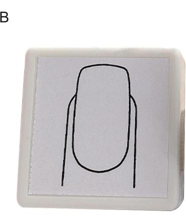 YOXIER Nail Round Silicone Stamper Nails Art Tool Non-Deformed Lightweight B - Buy Online on GoSupps.com