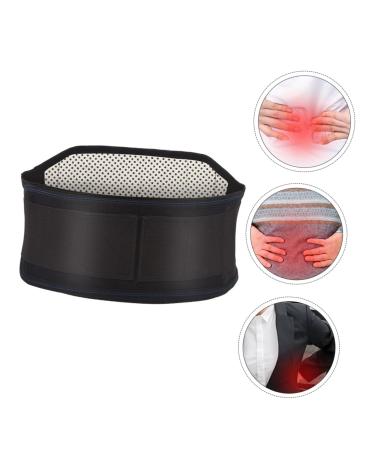 1pc Waist Support Heating Pad - Lumbar Massager Back Brace with Magnetic Bracket | Elastic Silk Screen Strap | Pain Relief & Comfort - Buy Online on GoSupps.com