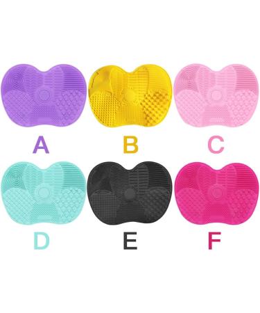 kawehiop Eyeshadow Concealer Makeup Brush Cleaning Mat Hotel Portable Nonslip Eyebrow Pen Silicone Washing Pad Beauty Supplies Black - Buy Online on GoSupps.com
