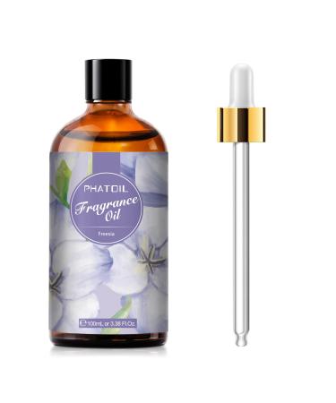 PHATOIL Freesia Fragrance Oils for Aromatherapy Essential Oils for Diffusers for Home Perfect for Candle Making Soap Making and DIY Scented Products - 100ml Freesia 100.00 ml (Pack of 1)