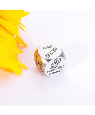 Valentines Anniversary Wedding Gift for Him Her Food Dice Gift for Women Men Dessert Decision Dice Sweety Gift for Dessert Lover After Dinner Choice Couple Date Night Gift for Boyfriend Girlfriend - Buy Online on GoSupps.com