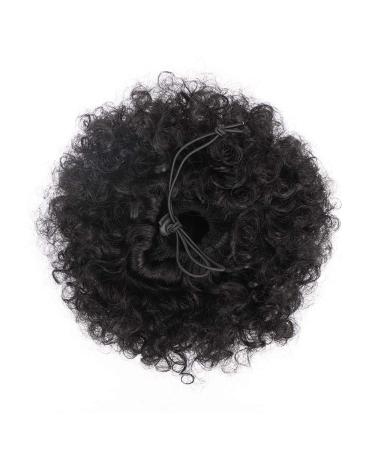 Kinky Curly Afro Puff Drawstring Ponytail for Black Women - 6 Inch (Pack of 1) 1B - Buy Online on GoSupps.com