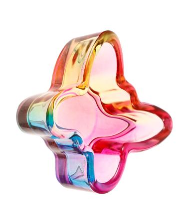 FOYTOKI Nail Art Brush Cup Glass Nail Dish Cup Nail Cups Nail Brush Dappen Dish Glass Nail Dish Bowl Acrylic Nail Tools Manicure Supplies Nail Brush Dappen Cup Glass Nail Dappen Cup 5.00X4.20X2.50CM Colorful