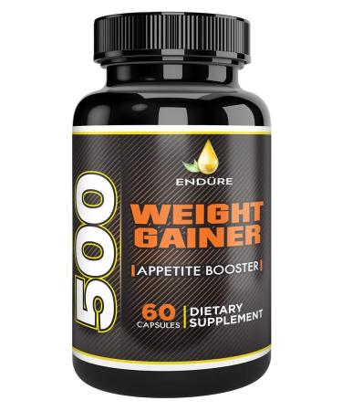 Endure Weight Gainer and Appetite Booster 60 Capsules Helps You Gain Weight Fast While Burning Fat with Our New Amino Acid Weight Gain Formula. Best Weight Gain Pills Money Can Buy