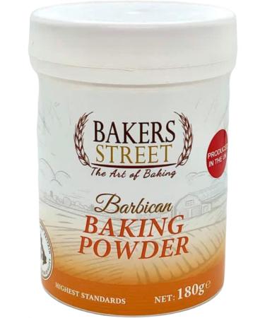 Bakers Street | Double Acting Baking Powder 5X180g Tubs (900g) | All-Purpose Leavening Agent For Cooking and Baked | Goods Desserts Breads & Cake - Buy Online on GoSupps.com