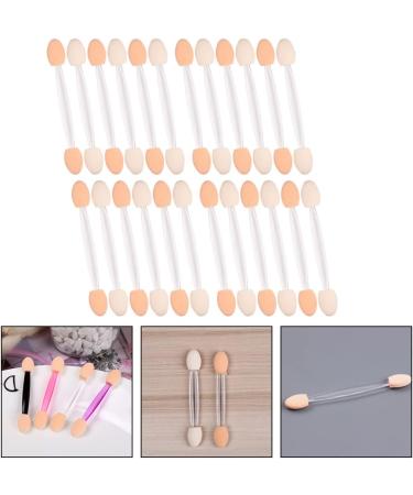 FOMIYES 50pcs Two-color Eyeshadow Brush Beauty Sponges Eyeliner Wands Double-head Brush Woman Lip Brush Mix - Buy Online on GoSupps.com