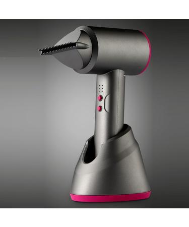 Portable Cordless Hair Dryer Narrow Nozzle Lightweight Mini Blows Dryer Fast Drying 3 Speed/Hot & Cold Blow Dryer with Charging Base for Indoor Outdoor Camping