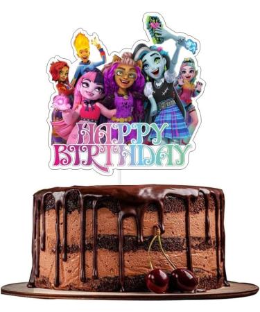 25pcs Monster Cake Decorations with 1pcs Cake Topper 24pcs Cupcake Toppers for High Birthday Party Supplies - Buy Online on GoSupps.com