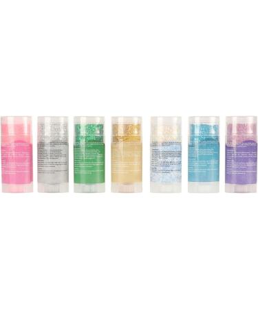 Buy 7 Bottles Holographic Body Glitter Sticks - Vibrant Colors & Chunky Sequins for Face Hair & Festival Makeup - International Shipping Available - Buy Online on GoSupps.com