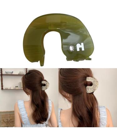 Limtula Cute Hair Claw Clips -shape Hair Jaw Clip Modern Hair Catch Barrettes Ponytail Holder Hair Props Yellow - Buy Online on GoSupps.com