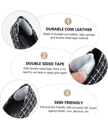 FRCOLOR 8 Pairs Anti-Wear Heel Grips & Stickers Double-Sided Shoe Pads for Dress Shoes | Loose Shoe Solutions | International Shipping Available - Buy Online on GoSupps.com
