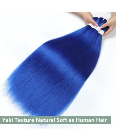 YDDM Pre Stretched 20 Inch Braiding Hair Extensions - Jumbo Blue Hair (6 Packs) for Artistic Braids - Buy Online on GoSupps.com