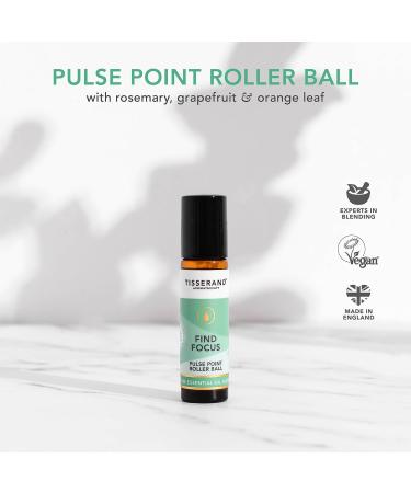 Tisserand Aromatherapy Focus Roller Ball Essential Oil 10ml - Pack of 1 - Buy Online on GoSupps.com