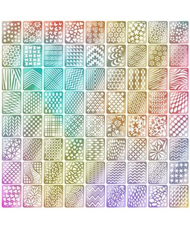Mudder 72 Designs 144 Pieces Nail Vinyls Stencils Nails Stickers Set  24 Sheets Cute Easy Nail Art Decal Stickers Stencils