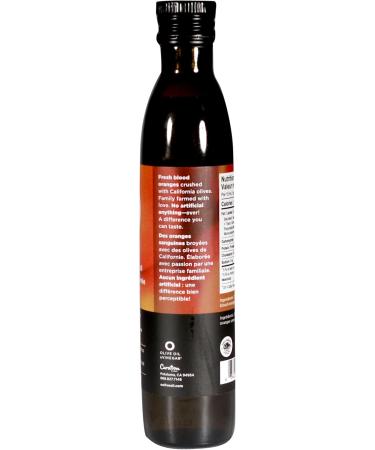 O California Blood Orange Olive Oil 250 mL Glass Bottle - Buy Online on GoSupps.com