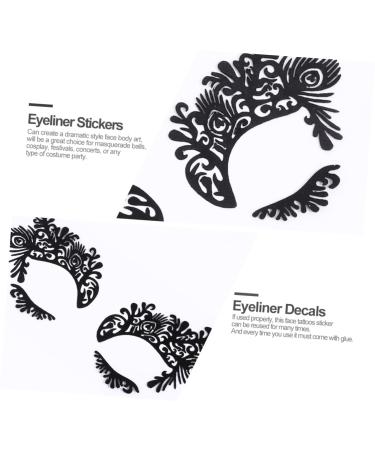 MERRYHAPY 5 Pairs Lace Eye Stickers | Eyeliner Decals & Makeup Stickers for Stunning Eyes | International Shipping Available - Buy Online on GoSupps.com