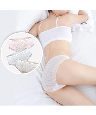 LAEMILIA 14Pcs Women's Disposable Maternity Underwear - Double-layer Cotton Crotch, Elastic Waist, Floral Print - 12 Multicolored Pack - Ideal for Travel, Hotel, Spa - Buy Online on GoSupps.com