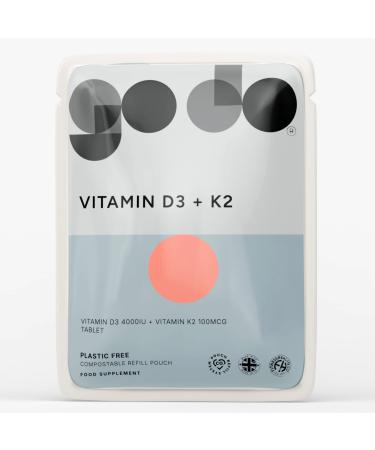 Fitness Health Vitamin D3 and K2 120 Tablets - Max Strength D-3 Cholecalciferol and K-2 MK7 - Easy to Swallow Vitamin D and K Complex - Non-GMO Gluten Free 120 Count (Pack of 1)