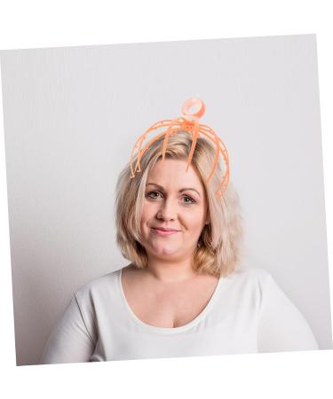 Beavorty Octopod Steel Head Massager - Handheld Claw Massage Tool for Ultimate Head Relief - Durable 21x15x15cm Orange Design - Buy Online on GoSupps.com