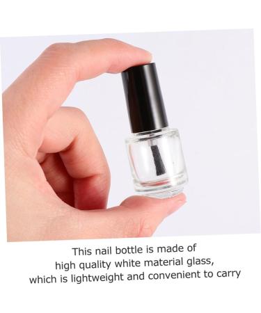 Angoily Lot de 25 Flacons Vides en Verre 5Ml Bouchon en Aluminium lectrolytique Pinceau Int gr Flacon pour Vernis Ongles Nail Art Compact et Portable pour Usage Professionnel et - Buy Online on GoSupps.com