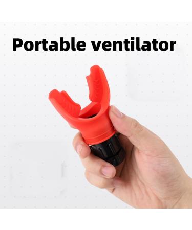 Portable Breathing Trainer for Yoga Running & Swimming - Easy to Clean | White - Buy Online on GoSupps.com