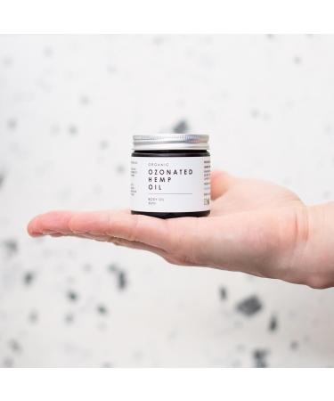 Organic Ozonated Virgin Hemp Oil - Holistic Body Face Wound & Skin Treatment - Ozone Infusion for Inflammation Bacterial Fungal infections - Natural Healing - Clean Beauty 100% Organic 60ml - Buy Online on GoSupps.com