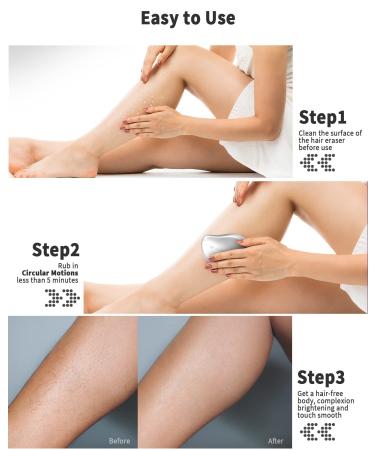 Irreshine Crystal Hair Eraser- Hair Removal for Men and Women with Gentle Skin Exfoliation - Buy Online on GoSupps.com