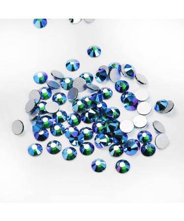SS20 Dark Green AB Crystal Rhinestones 5mm 1440 Pcs - Non Hotfix Yantuo Emerald Ab Rhinestone for Nail Art, DIY Crafts, Makeup & More - Buy Online on GoSupps.com