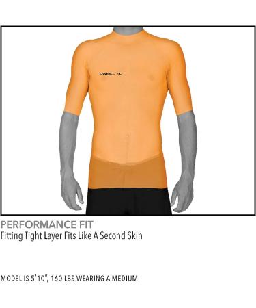 O'Neill Men's Reactor-2 1mm Short Sleeve Top - Medium, Black - Buy Online on GoSupps.com
