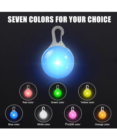 7-Piece LED Dog Light Pendants - Flashing Safety Collars for Dogs & Cats | Multi-Mode Luminous Pet Bands & Keychains for Kids & Joggers - Buy Online on GoSupps.com