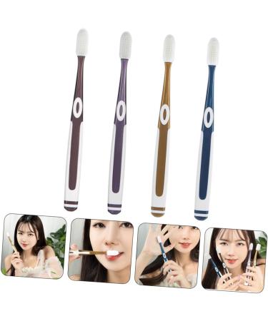 4pcs Nano Toothbrush Set - Extra Soft Durable Toothbrushes for Adults & Kids | Family Oral Care - Buy Online on GoSupps.com