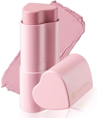 Bestvisse Creamy Blush Stick for Cheeks and Lips Multi-Purpose Lip Stain Cheek Waterproof and Easy to Blend - Buy Online on GoSupps.com