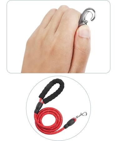 15 Pieces Dog Clip Hook Heavy Duty Swivel Snap Hook Zinc Alloy Dog Leash Hook 360 Swivel Eye Bolt Snap Hook for Dog Leash Webbing Collar - Buy Online on GoSupps.com