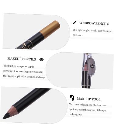 TOVINANNA 24 Pcs Pencil Sharpener Eyebrow Pencil Lasting Eyebrow Pencil Women Makeup Pen Wooden Water Proof - Buy Online on GoSupps.com