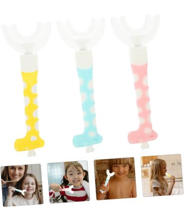 Buy Sewoart 3-Stage Children's Toothbrush - Safe Silicone Manual Toothbrush for Toddler Oral Care | High-Quality Kid's Toothbrushes - Buy Online on GoSupps.com
