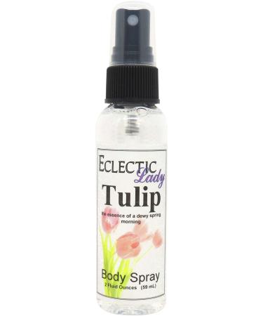 Tulip Body Spray 2 ounces Body Mist for Women with Clean Light & Gentle Fragrance Long Lasting Perfume with Comforting Scent for Men & Women Cologne with Soft Subtle Aroma For Daily Use 2 Fluid Ounces