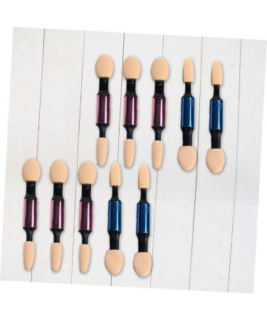 Mikinona Make Eye Shadow Brush 10pcs Women Makeup Brush Cosmetics Eye Shadow Brush Double Head Applicator Miss Blending Brush - Buy Online on GoSupps.com