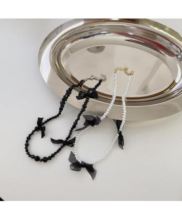 Handmade Oralgos Fashionable Necklace | Elegant Crystal Pearl Choker for Women & Girls - Buy Online on GoSupps.com