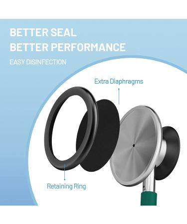 FriCARE Dual Head Stethoscope 28 - Classic Lightweight Design for Medical Professionals and Home Use - Ideal Gift for Nurses, Doctors, Medical Students - Lake Green - Buy Online on GoSupps.com