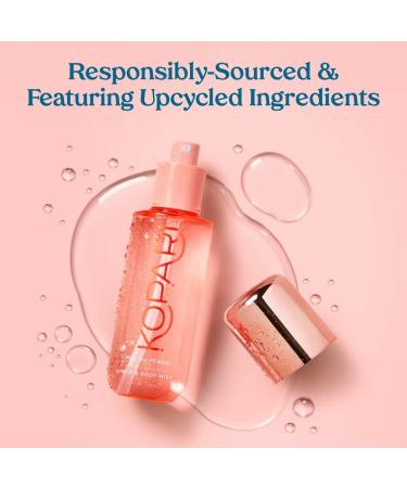 Kopari Hair & Body Mist Malibu Peach Long-Lasting Playful Vibrant Tropical Scent Warm Floral Fragrance Blend of Peach with a Kiss of Jasmine 4 oz - Buy Online on GoSupps.com
