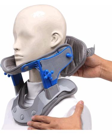 JLASDR neck protection Neck Brace Collar Adjustable neck support |Heating cervical traction cervical stretching device |Relieves pain and pressure on the spine